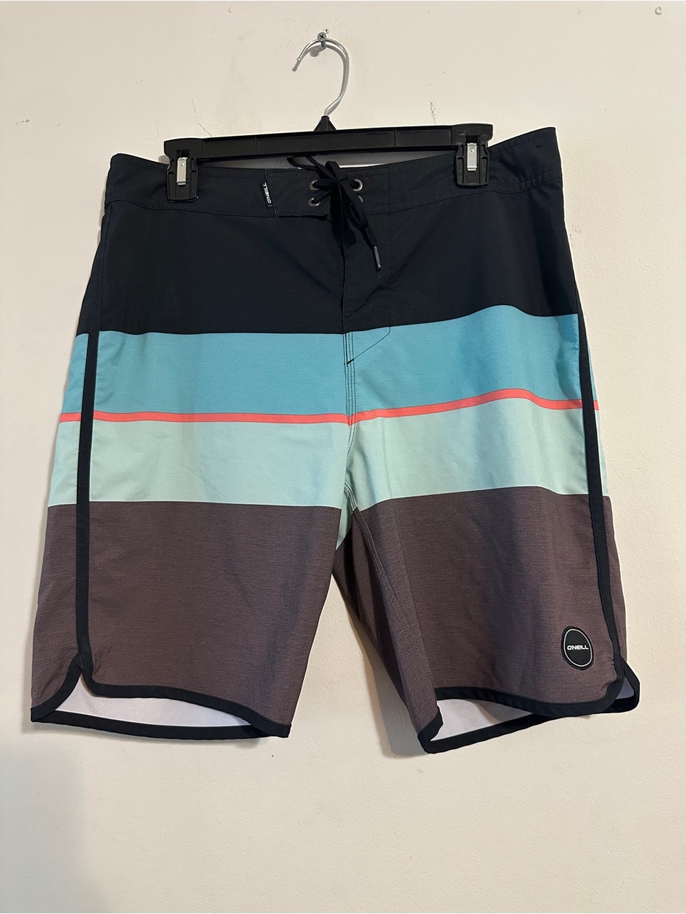 O’Neill Men’s Colorblock Board Shorts Size 31 Unlined 🏄‍♂️
